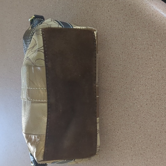 Coach signature gold patch work In Vintage Measurements 6x4, Est. - Picture 3 of 4